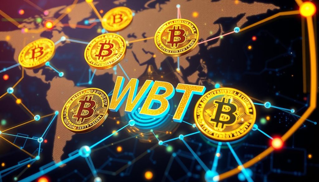 WBTC加密貨幣概念圖