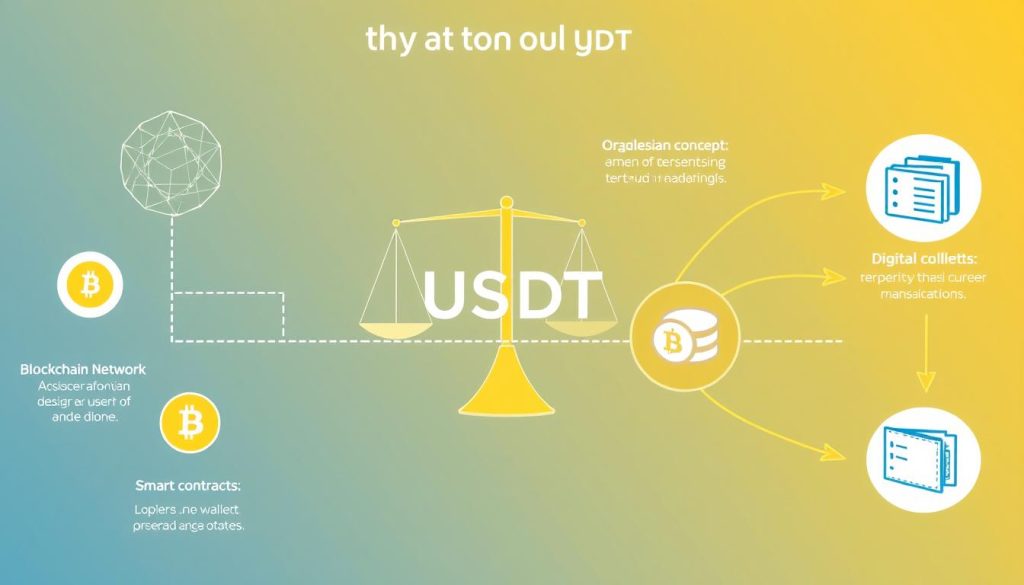 USDT運作原理示意圖