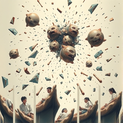 Global market complexity visual metaphor