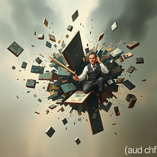 Conceptual image representing the AUD/CHF currency pair influenced by global factors