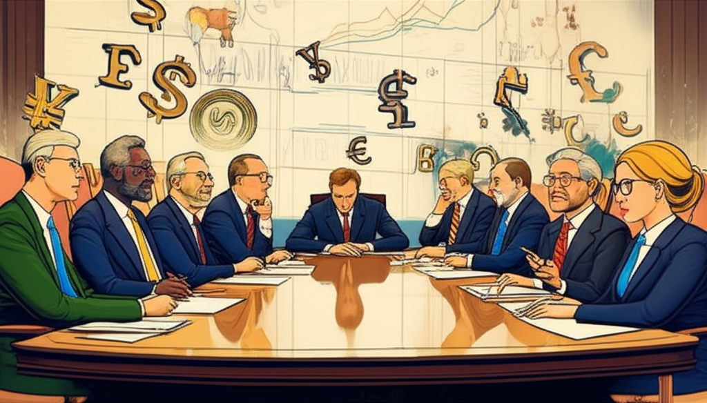 歐洲中央銀行的建築外觀，象徵貨幣政策