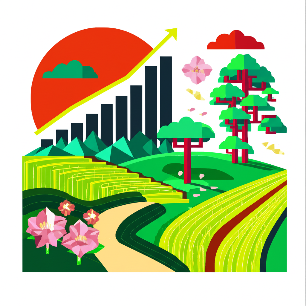 圖示說明「利差交易」概念，以兩種不同利率的貨幣進行借貸與投資。