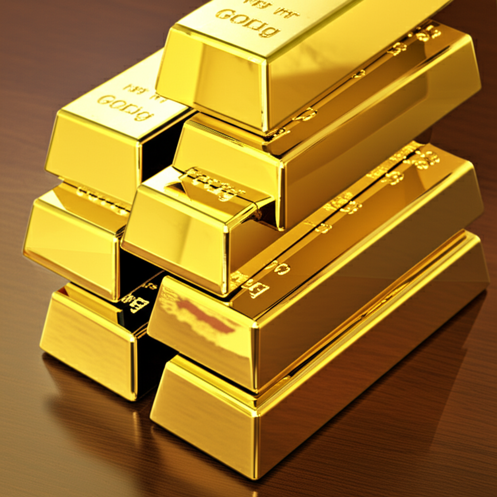 一張顯示黃金價格長期上漲趨勢的圖表，其中包含短期波動。
